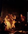 Petrus Van Schendel The Accusation painting